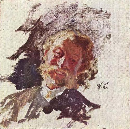 Wilhelm Leibl Portrat eines Mannes Germany oil painting art